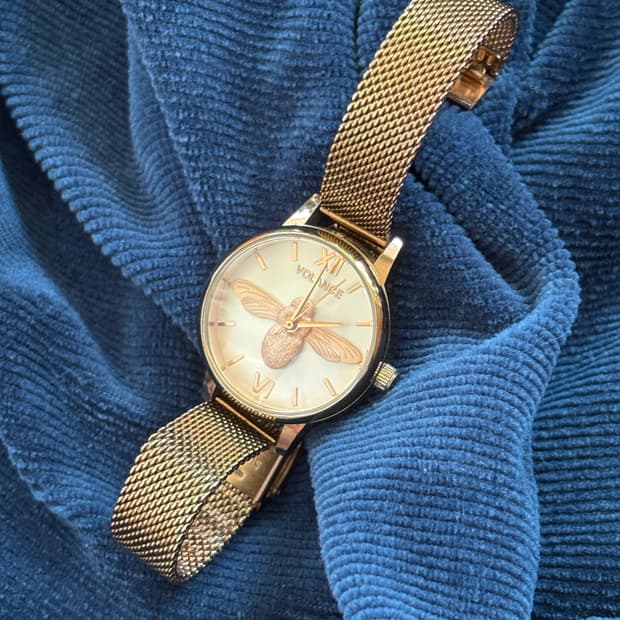 vintage volance bug metal watch