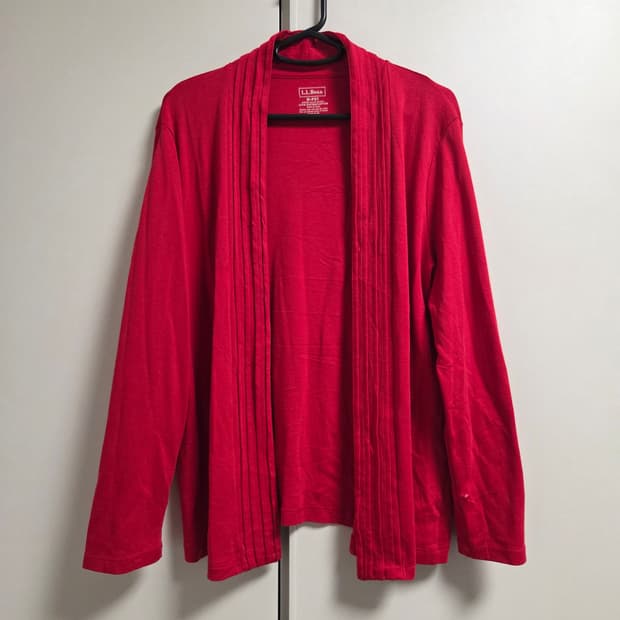 L.L.Bean 엘엘빈 수피마코튼 니트 가디건 M-L