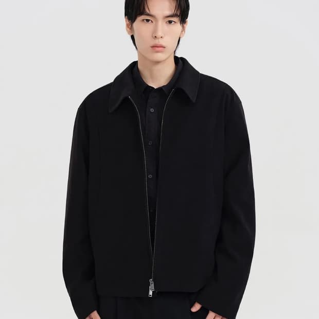 [새상품] 무신사스탠다드 브러쉬드 릴렉스드 미니멀 자켓