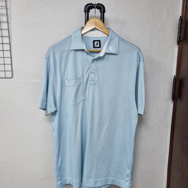 [L/105] 풋조이 골프 남성카라 반팔 민트