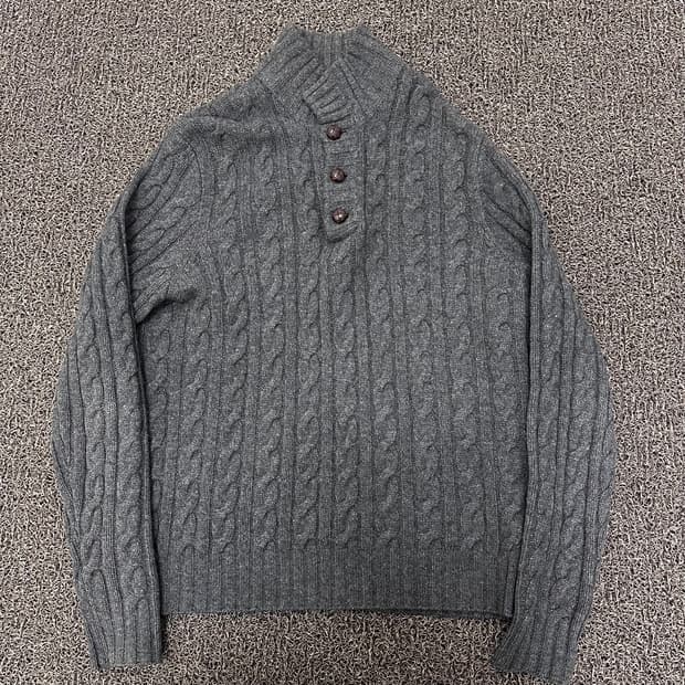 POLO 폴로 랄프로렌 꽈배기 케이블 램스울 니트 L