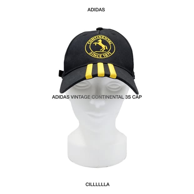 ADIDAS 빈티지 아디다스 컨티넨탈 3S캡