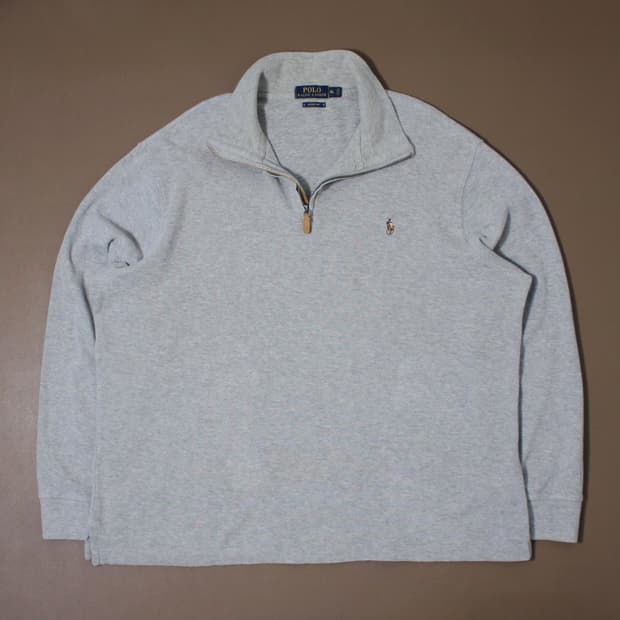Polo 폴로 랄프로렌 클래식 그레이 하프집업