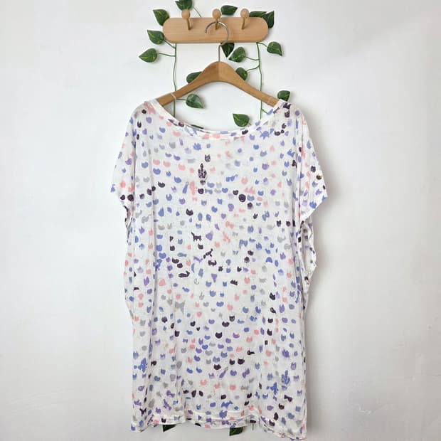 tsumori chisato 고양이 가득 탑