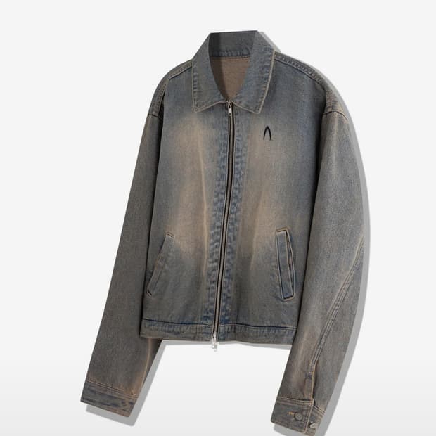 아캄 워싱 데님 자켓 청자켓