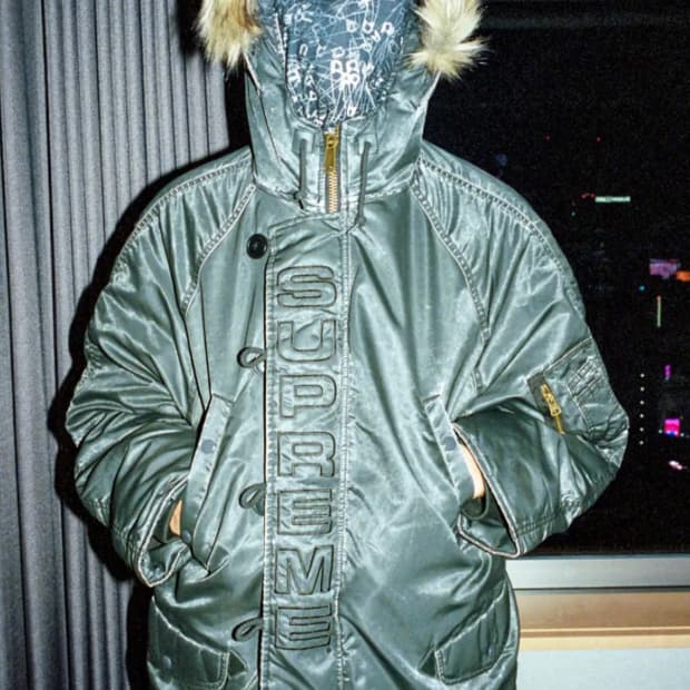 supreme N-3B satin black 24FW