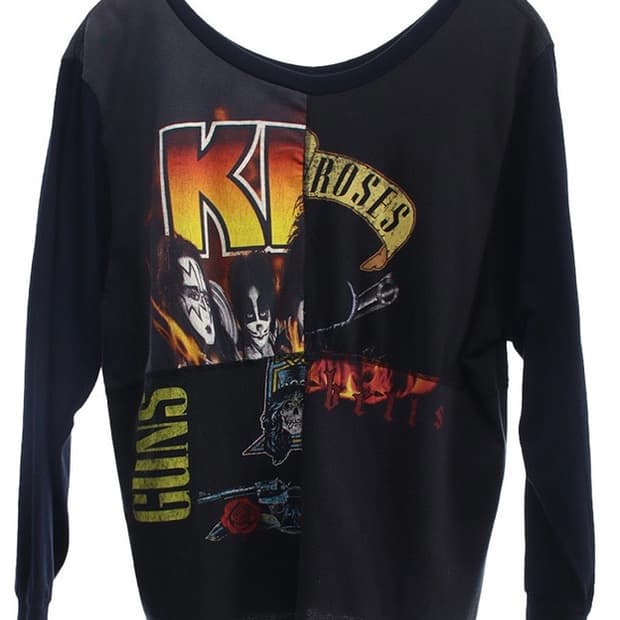 77써카 리메이크 락 티셔츠