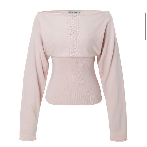 쓰리타임즈 Dewy off top 핑크