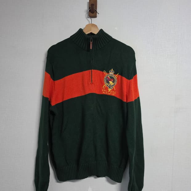 폴로 랄프로렌 하프 집업 니트M