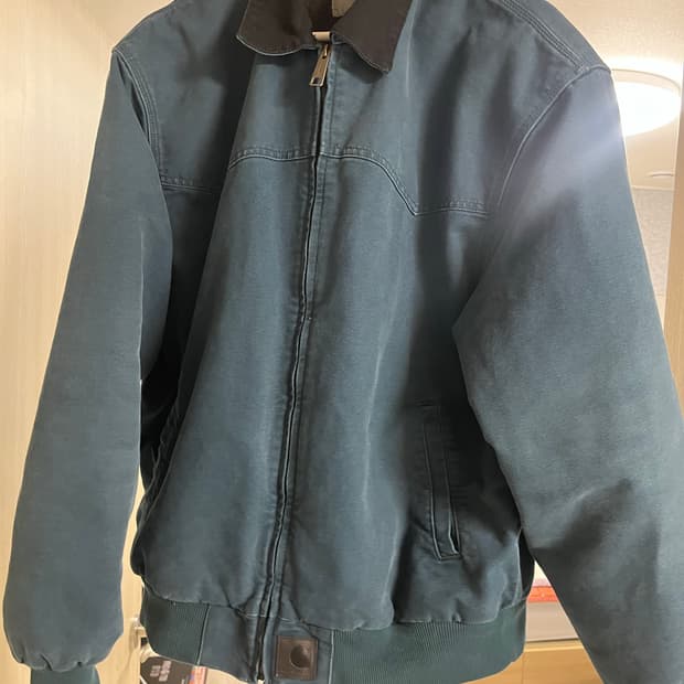 칼하트 WIP OG 산타 페 자켓 딥 라군 블랙 L