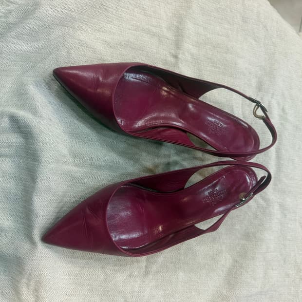 36 1/2 정품 에르메스 바이올렛핑크 슬링백 팝니다