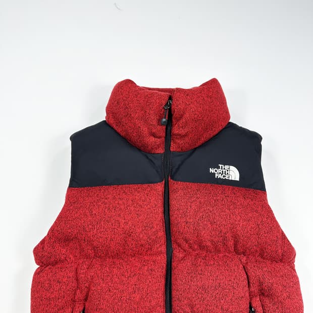 노스페이스 700 레드 후리스 조끼패딩 (XS 여성추천)
