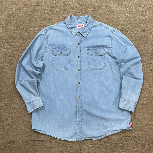 (XL) Wrangler 랭글러 데님 셔츠
