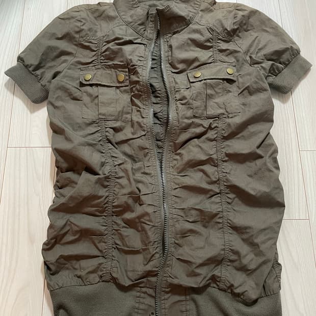 빈티지 카키색 자켓