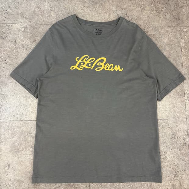 LLBean 반팔 티셔츠 카키그레이 #csz811