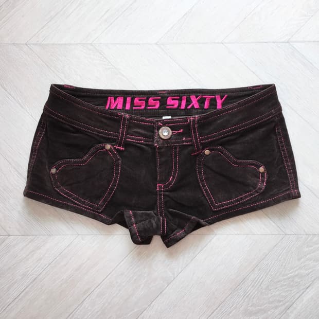 Miss Sixty Skull Coduroy Shorts