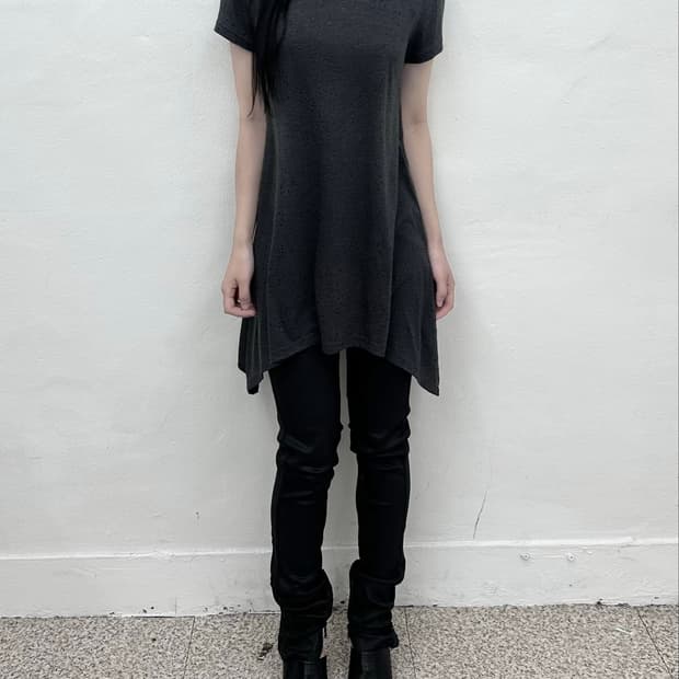 Micro stud unbalanced short sleeve