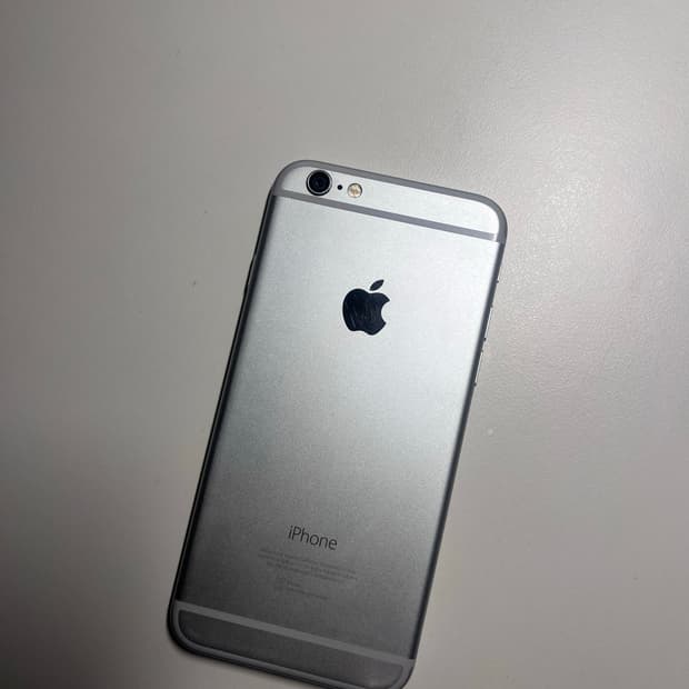 아이폰 6s 실버 64기가 배터리 92%
