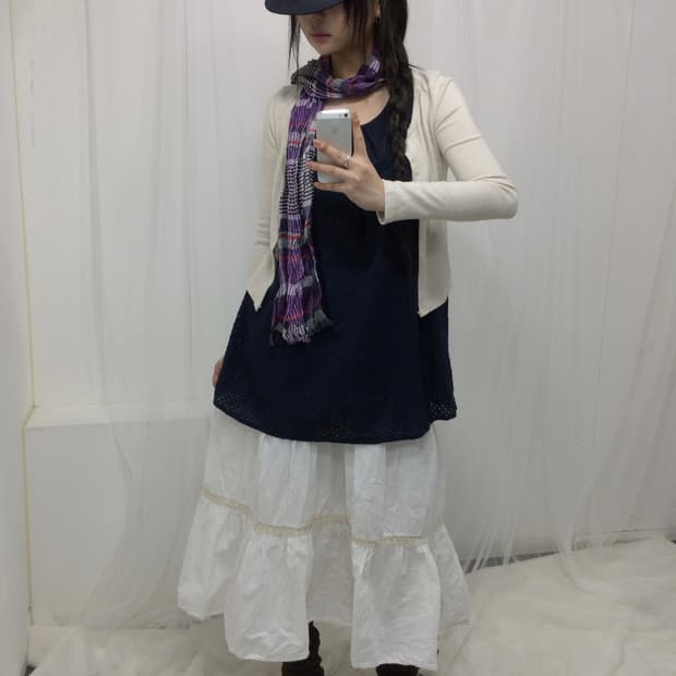 네이비 히피 모리 세트