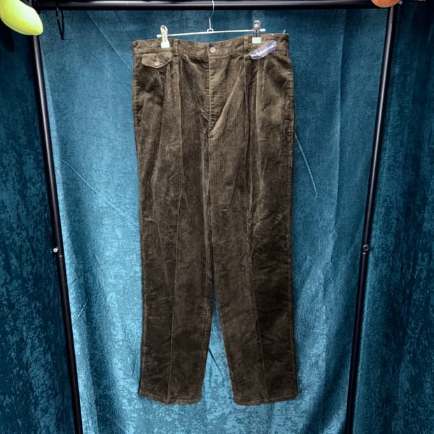(34) 90s 폴로 랄프로렌 데드스탁 코듀로이 브라운 팬츠
