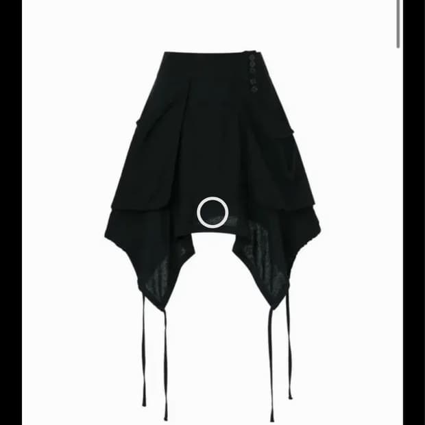 코이세이오 fairy string skirt (black)