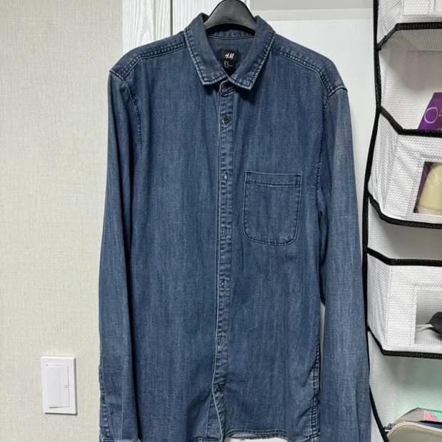 무료배송) h&m 흐앤므 데님 셔츠