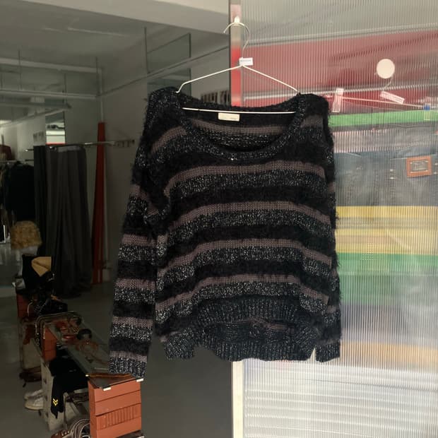 앙고라 울 니트 