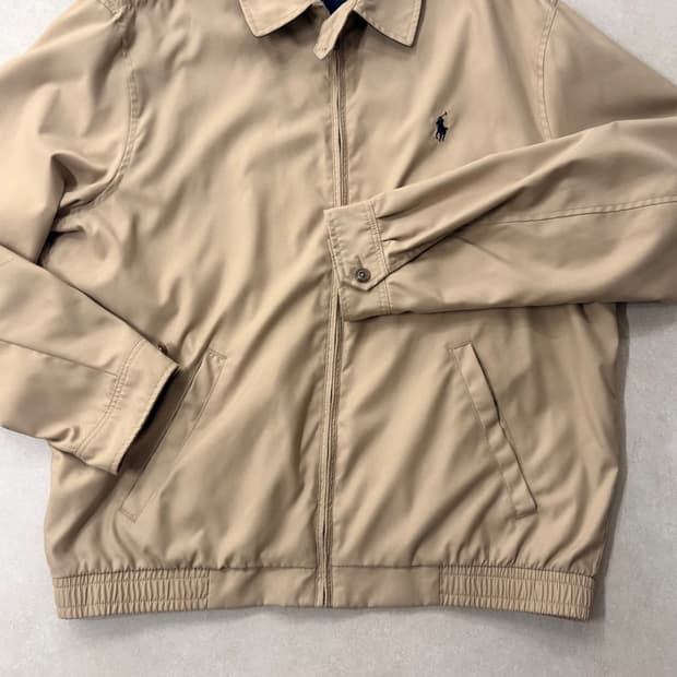 폴로 랄프로렌 베이지색 자켓 s사이즈 바이스윙 바라쿠다 해링턴