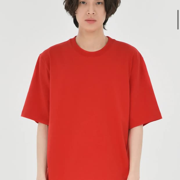 [5] 브라운야드 에센셜 티셔츠 레드