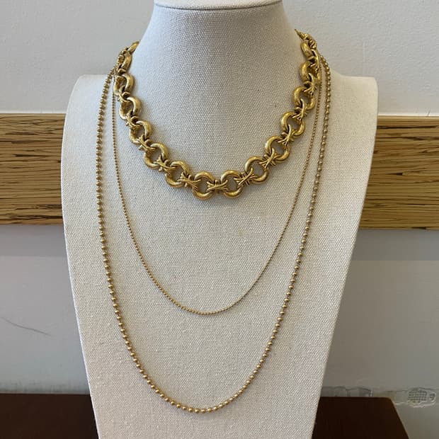 Monet 골드 체인 목걸이