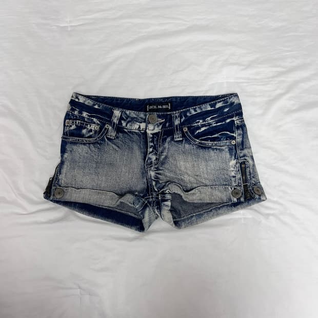 세실맥비 빈티지 데님 마이크로팬츠