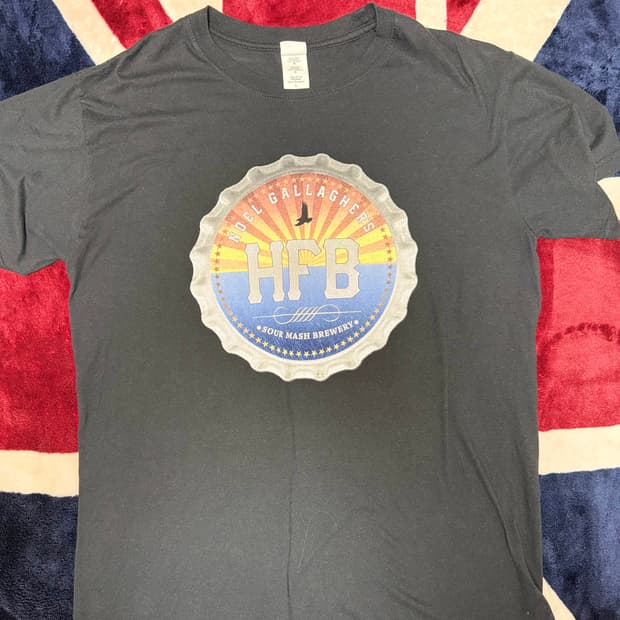 오아시스 노앨갤러거하이플라잉버즈 공식 2012 월드투어 티셔츠