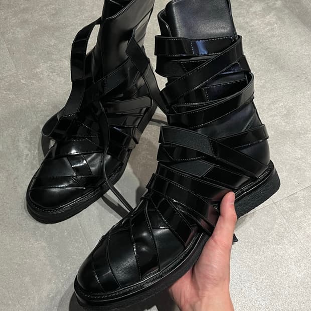 08aw dior homme kris van assche 스트랩 부츠