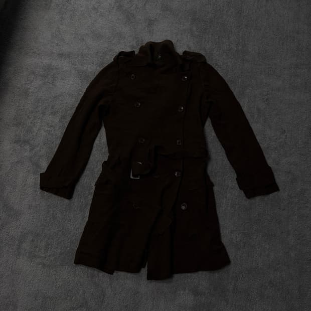 Vintage 00's vkei mood knit trench 