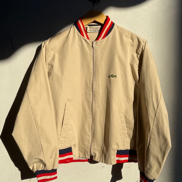 1970s IZOB Lacoste 블루종 자켓