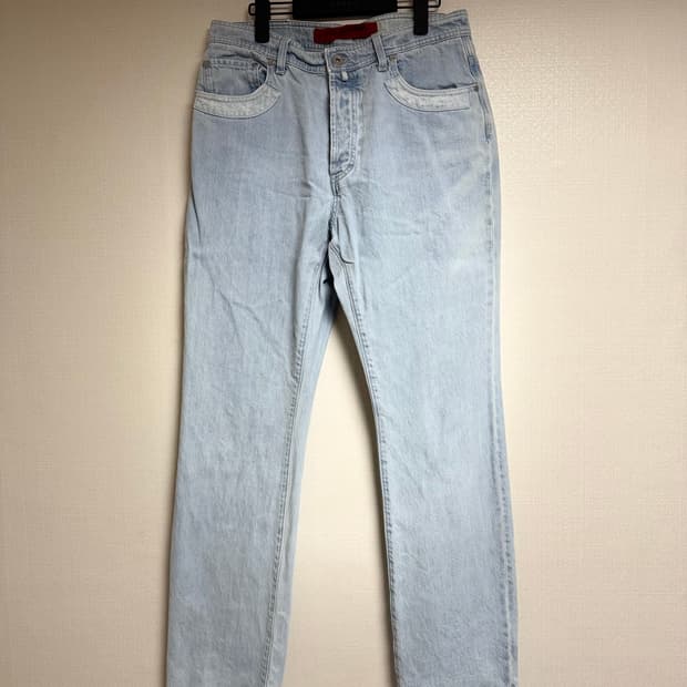 032c 데님 패치워크 진 W34