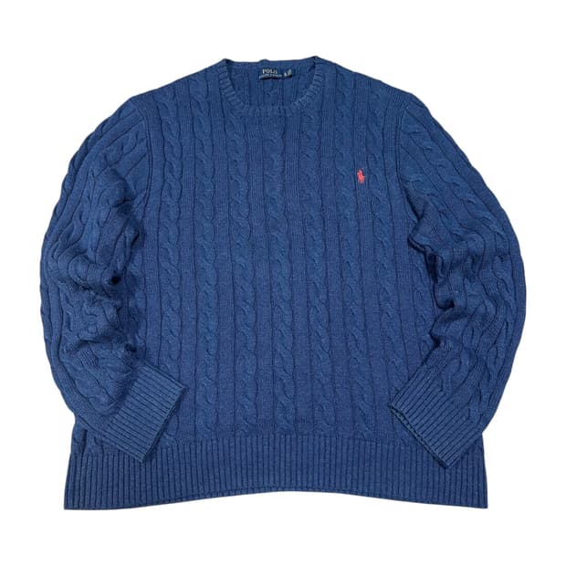 ✨ (바배) 폴로 랄프로렌 꽈배기 니트 맨투맨