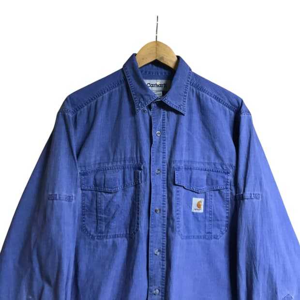 칼하트 배색이쁜 단색셔츠