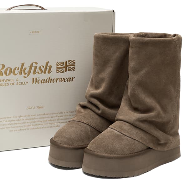 락피쉬웨더웨어 맥시 폴디드 부츠 코코아 250