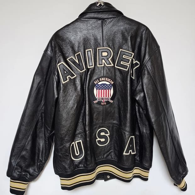 아비렉스USA가죽자켓