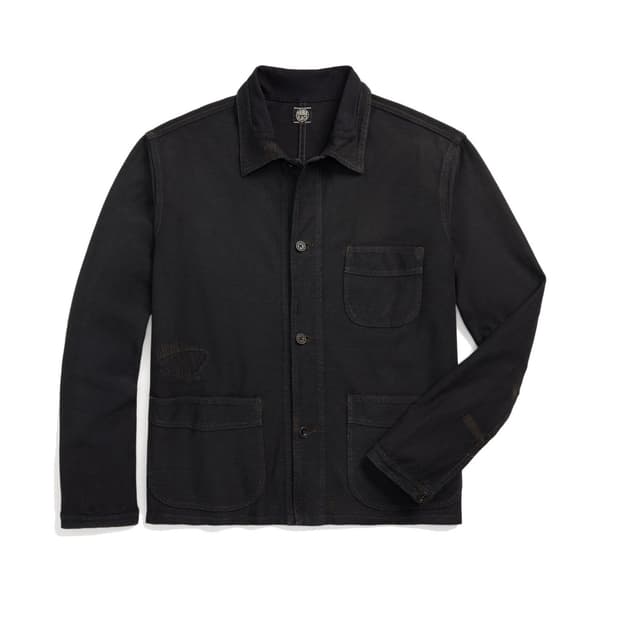 RRL 리페어드 저지 워크 자켓