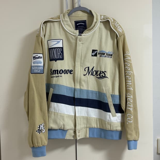 위캔더스 레이싱 자켓 SM RACING JK (BEIGE) M