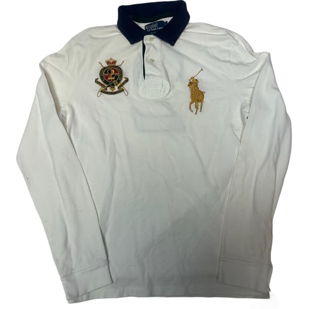 폴로 랄프로렌 빅포니 화이트카라티 L