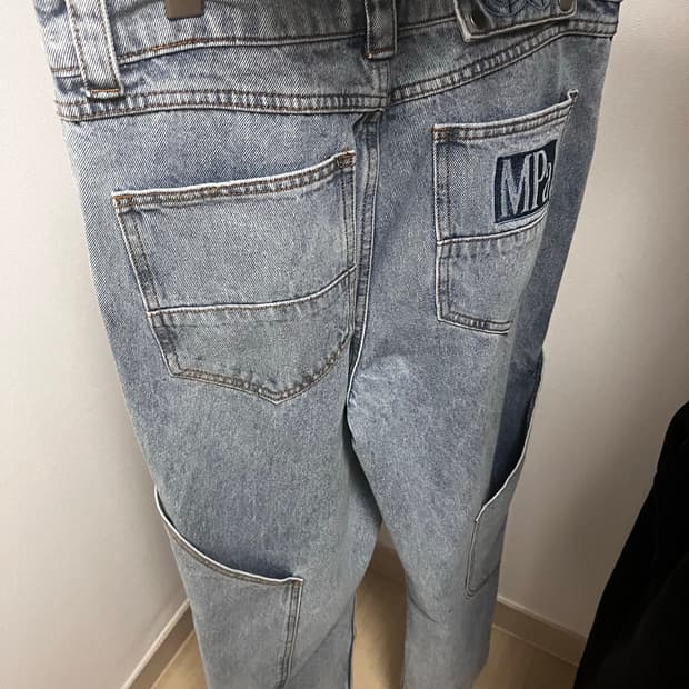 MPa CALF POCKET PANTS (STEEL BLUE)