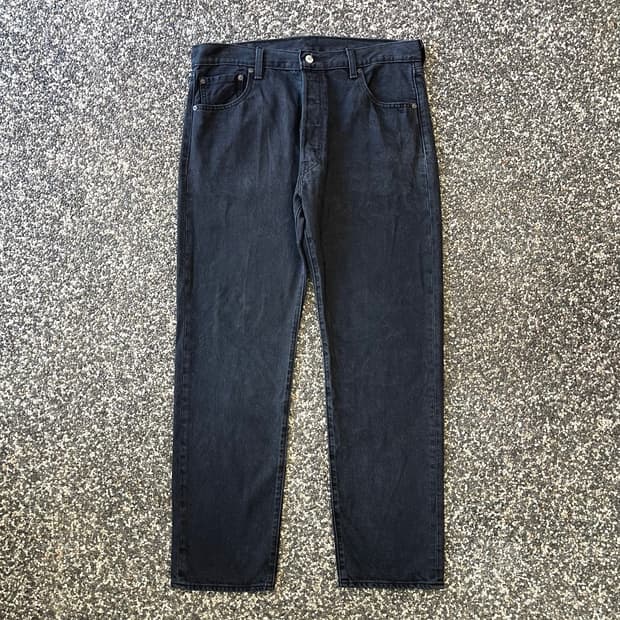 리바이스 501 ‘93 흑청 데님 (36)