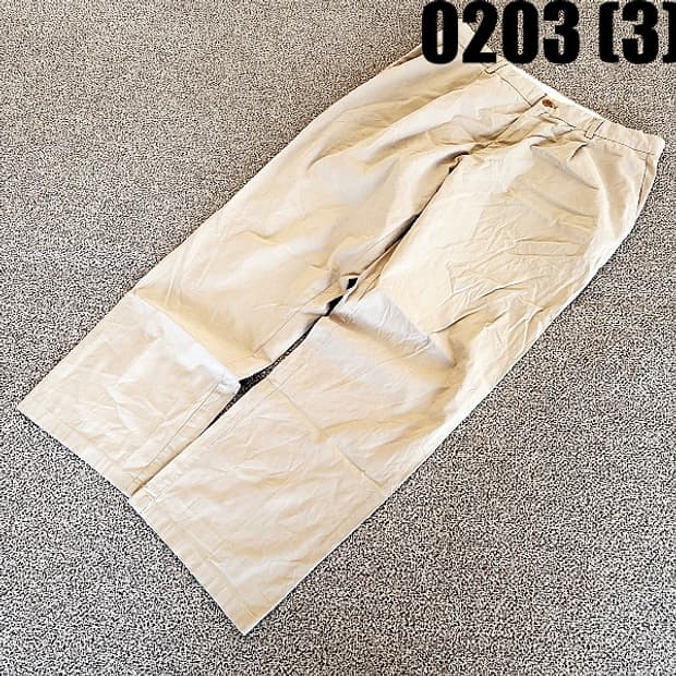 [94-106] 빈폴 원턱 베이지 치노 면 팬츠