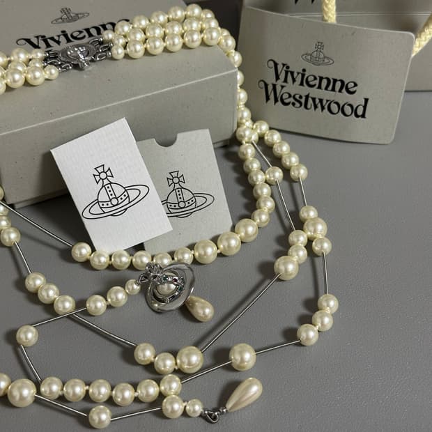 🤍비비안웨스트우드 브로큰 펄 목걸이🤍