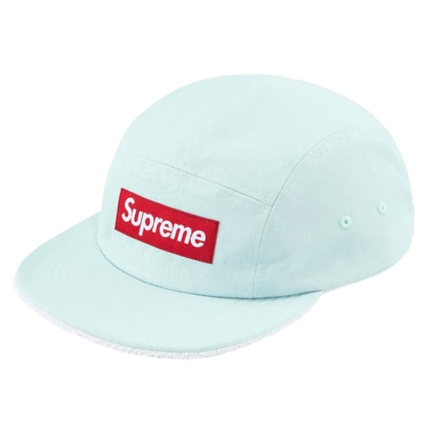 슈프림 리버시블 테리 캠프캡 화이트 - 25SS