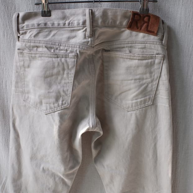 RRL 슬림 스트레이트 코튼 팬츠