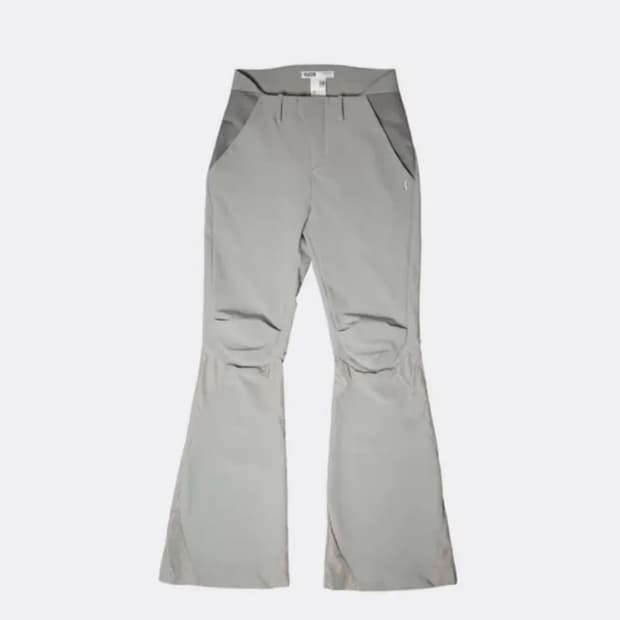 오호스 부츠컷 팬츠 OJOS UNBLANCED WAIST BOOTCUT